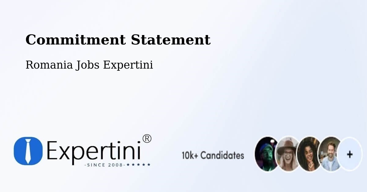 Corporate Commitment – Stănileşti - Romania Jobs Expertini